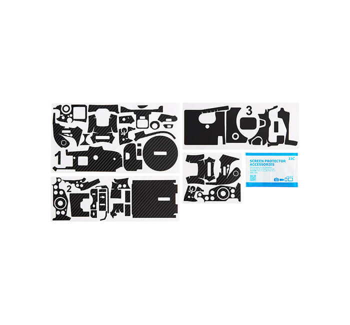 Kiwifotos Kiwifotos Skin for Canon EOS R5 - Svart karbonfiber