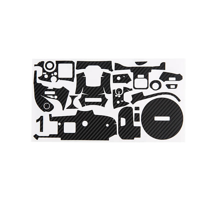 Kiwifotos Kiwifotos Skin for Canon EOS R5 - Svart karbonfiber