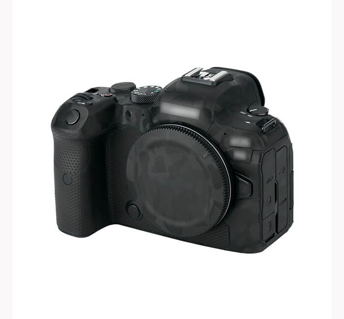 Kiwifotos Kiwifotos-skinn til Canon EOS R6 - Svart kamuflasje