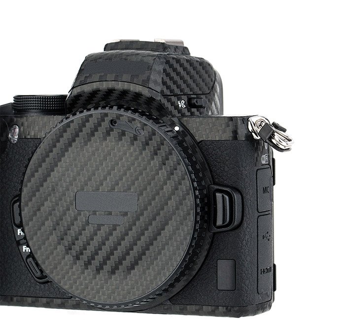 Kiwifotos Kiwifotos Skin for Nikon Z50 + 16-50mm objektiv - Sort karbonfiberfilm