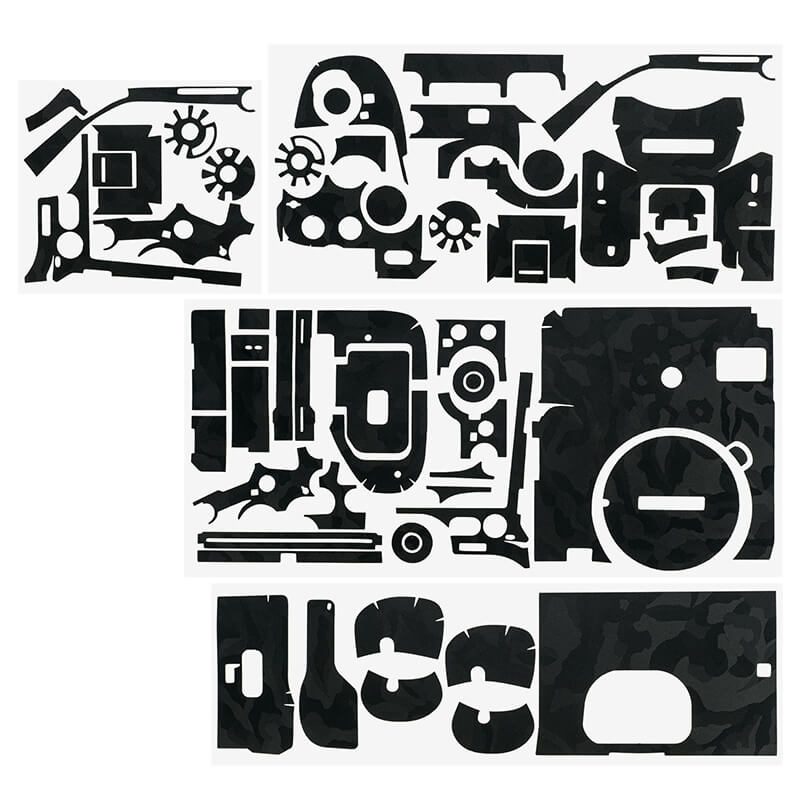 Kiwifotos Kiwifotos Skin for Sony A1- Svart kamuflasje