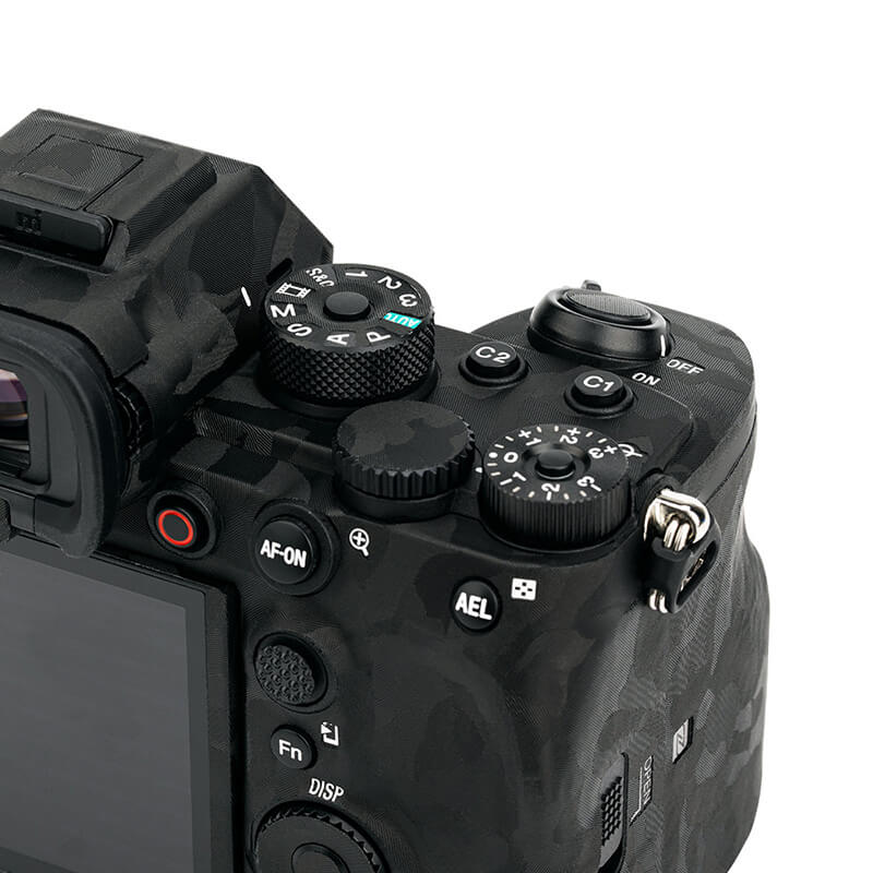 Kiwifotos Kiwifotos Skin for Sony A1- Svart kamuflasje
