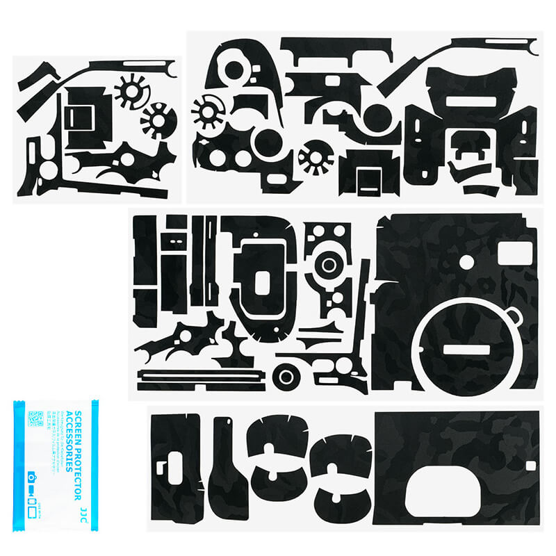 Kiwifotos Kiwifotos Skin for Sony A1- Svart kamuflasje