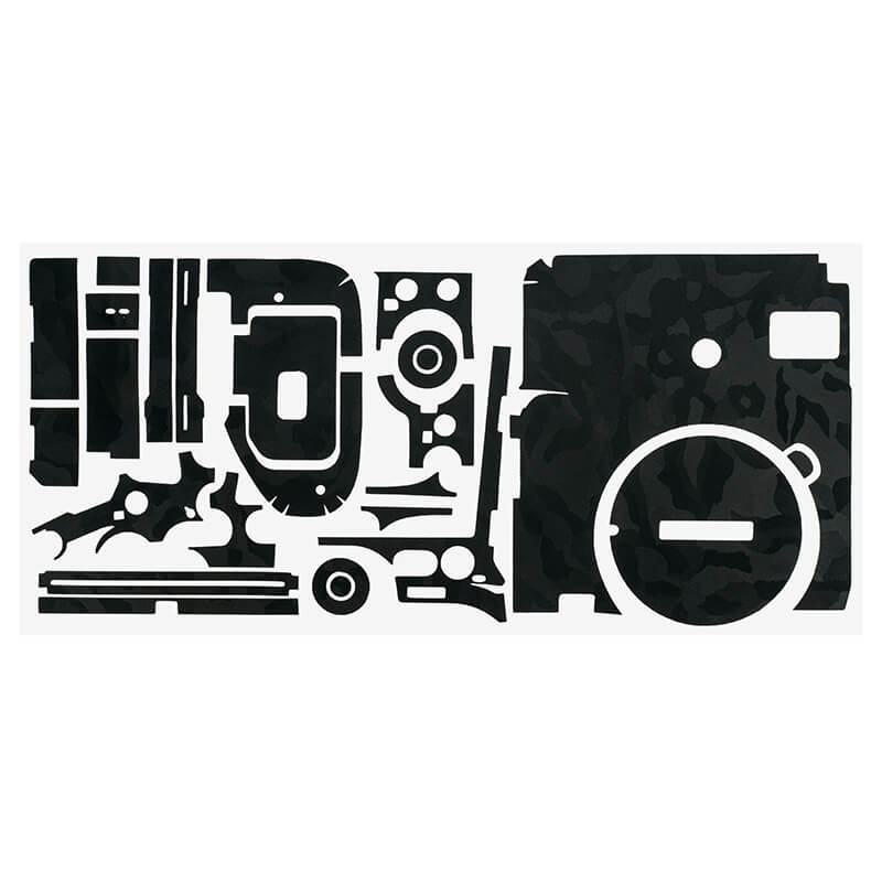 Kiwifotos Kiwifotos Skin for Sony A1- Svart kamuflasje