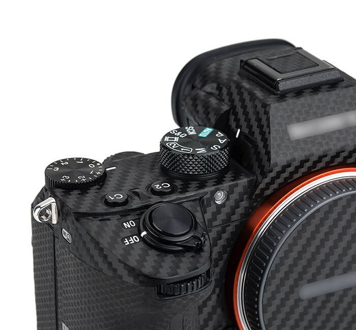 Kiwifotos Kiwifotos Skin for Sony a7 III, a7R III - Svart karbonfiberfilm