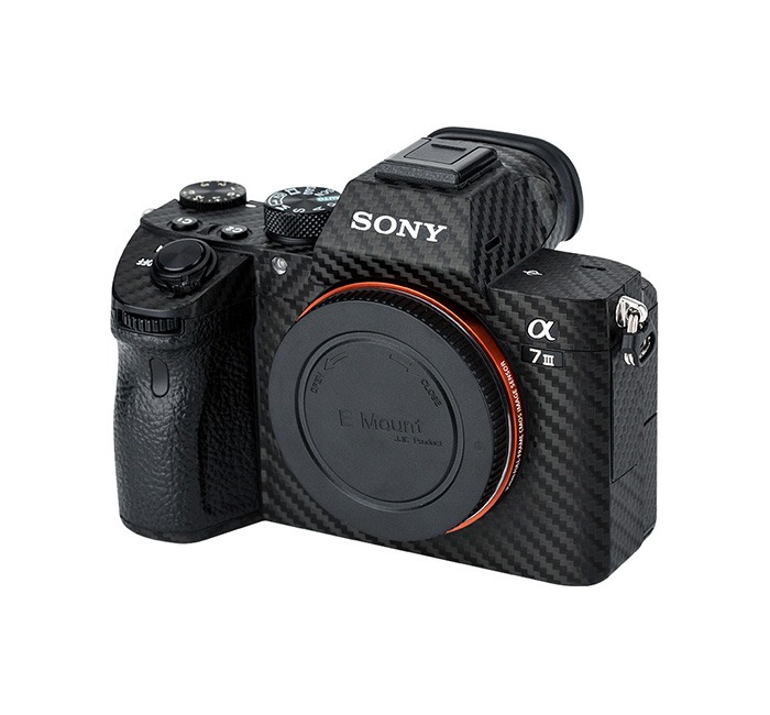 Kiwifotos Kiwifotos Skin for Sony a7 III / a7R III - Svart karbonfiberfilm