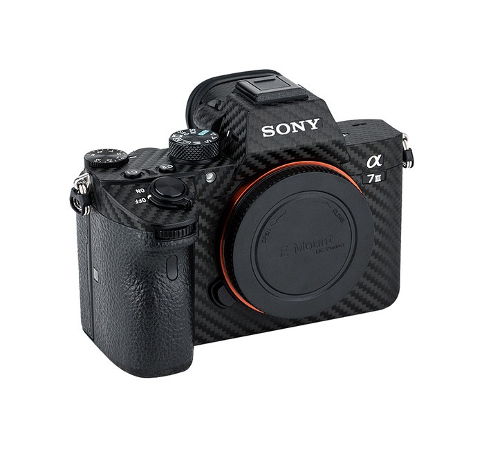 Kiwifotos Kiwifotos Skin for Sony a7 III / a7R III - Svart karbonfiberfilm