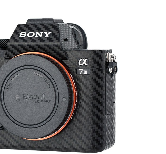 Kiwifotos Kiwifotos Skin for Sony a7 III / a7R III - Svart karbonfiberfilm