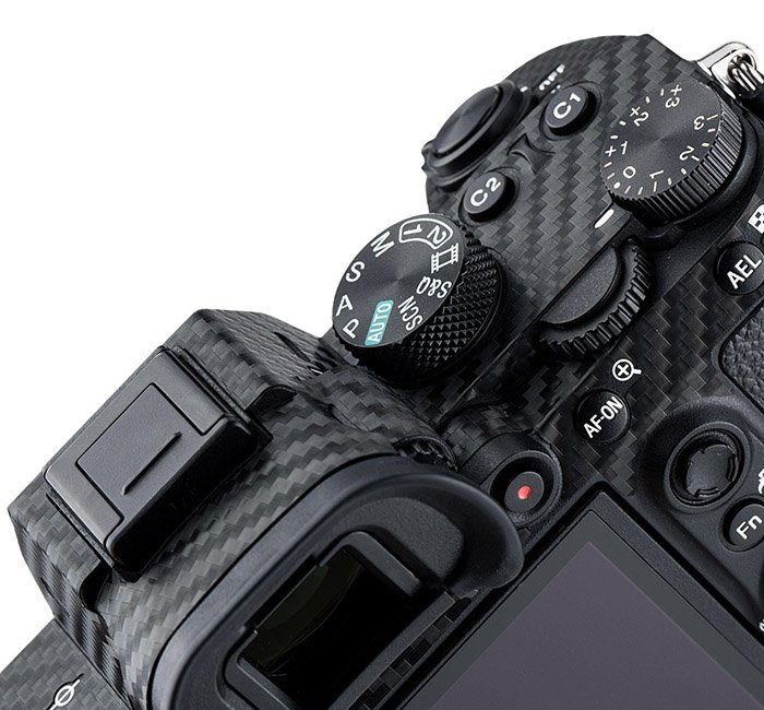 Kiwifotos Kiwifotos Skin for Sony a7 III / a7R III - Svart karbonfiberfilm