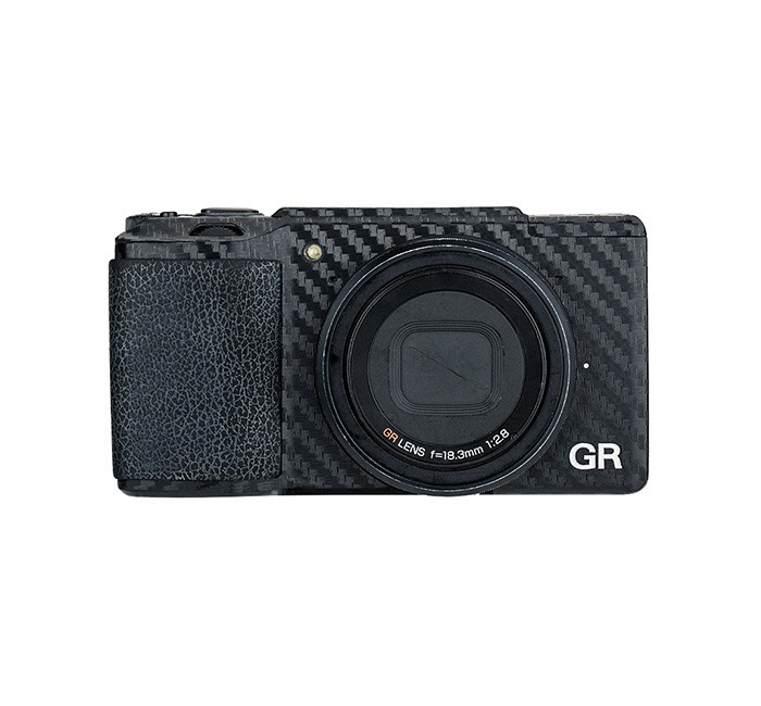 Kiwifotos Kiwifotos Skin for Ricoh GR II - Svart karbonfiberfilm