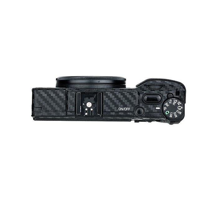 Kiwifotos Kiwifotos Skin for Ricoh GR II - Svart karbonfiberfilm