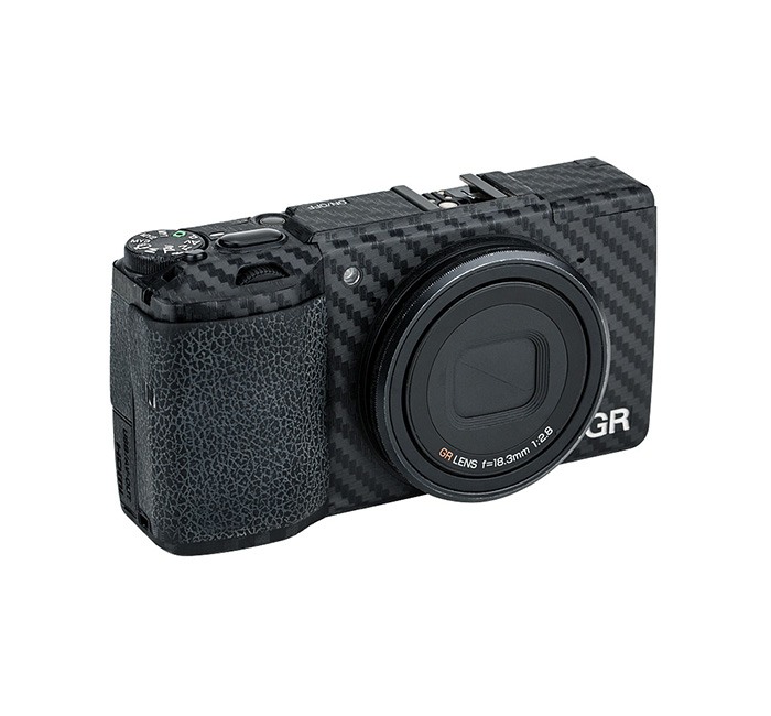 Kiwifotos Kiwifotos Skin for Ricoh GR II - Svart karbonfiberfilm