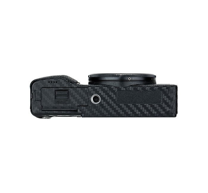 Kiwifotos Kiwifotos Skin for Ricoh GR II - Svart karbonfiberfilm