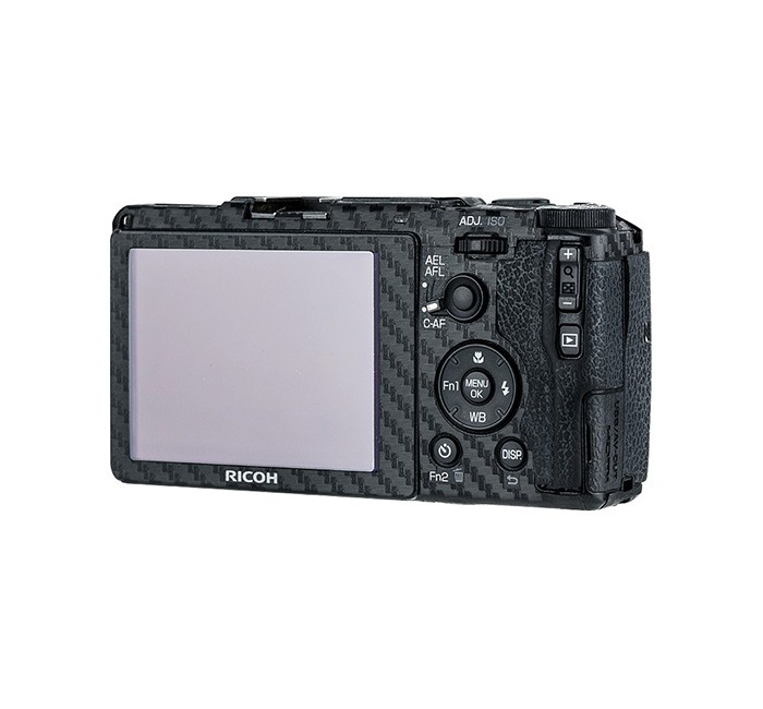 Kiwifotos Kiwifotos Skin for Ricoh GR II - Svart karbonfiberfilm