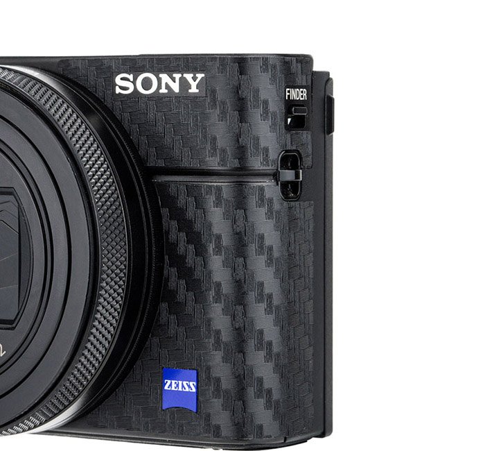 Kiwifotos Kiwifotos Skin til Sony RX100 VI - Sort karbonfiberfilm