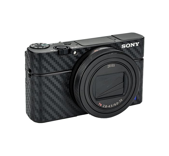 Kiwifotos Kiwifotos Skin til Sony RX100 VI - Sort karbonfiberfilm