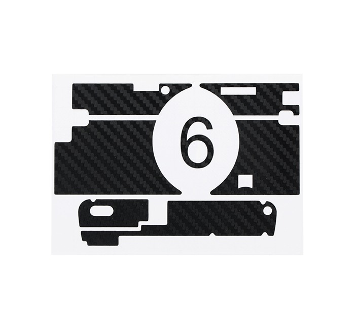 Kiwifotos Kiwifotos Skin til Sony RX100 VI - Sort karbonfiberfilm