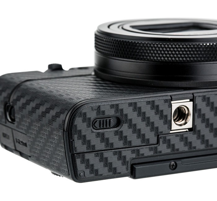 Kiwifotos Kiwifotos Skin til Sony RX100 VI - Sort karbonfiberfilm