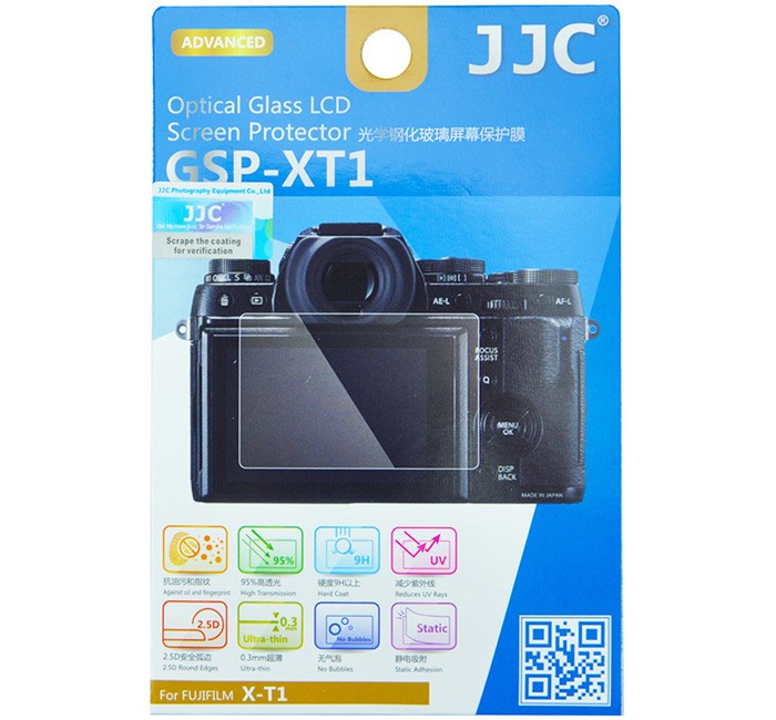 JJC JJC Skjermbeskytter for Fujifilm X-T1/X-T2 optisk glass 9H