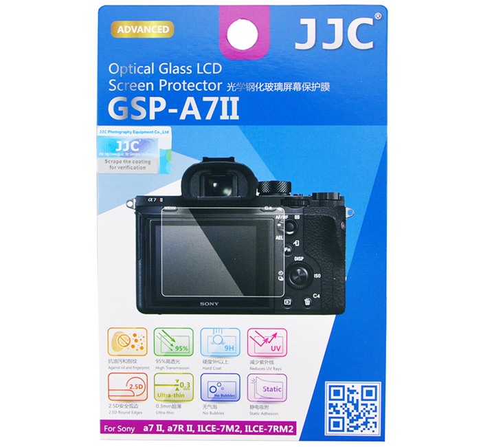 JJC JJC Skjermbeskytter for Sony a7/II a7/III/ILCE-7M2/optisk glass