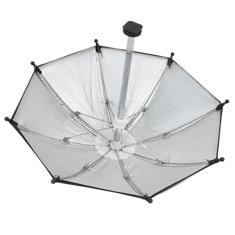 Unbranded Paraply av mini-modell som skyddar kameran mot regn blixtskofästke