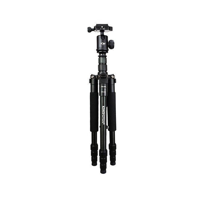 Kiwifotos Kamerastativ 2i1 150cm med kulehode - Kiwifotos KTB-1444