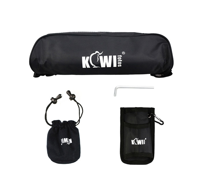 Kiwifotos Kamerastativ 2i1 150cm med kulehode - Kiwifotos KTB-1444