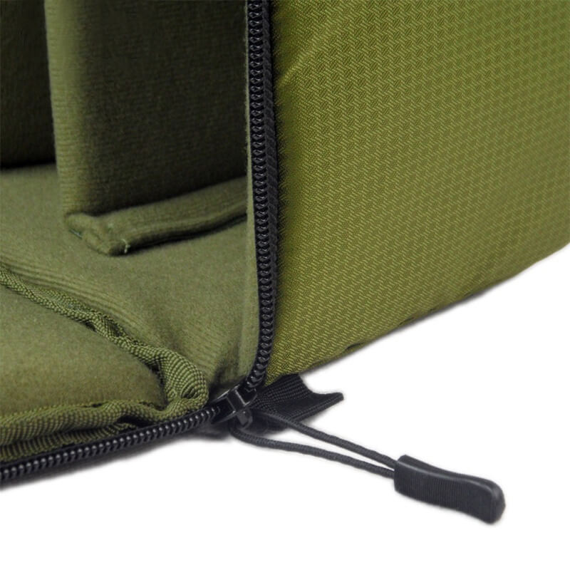 Unbranded Innerväska grön för kamera & optik med handtag 26x15x14cm
