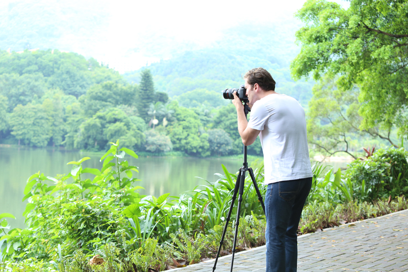 Kamerastativ vid naturfotografering