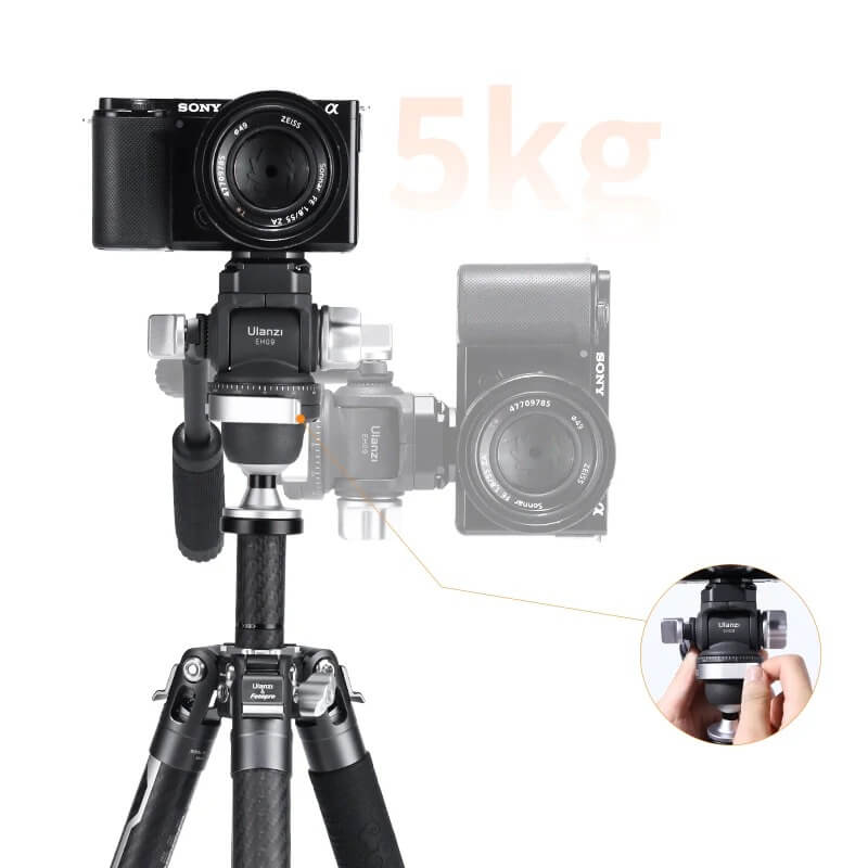Ulanzi Ulanzi EH-09 Videohuvud inverterad for stativ med spak