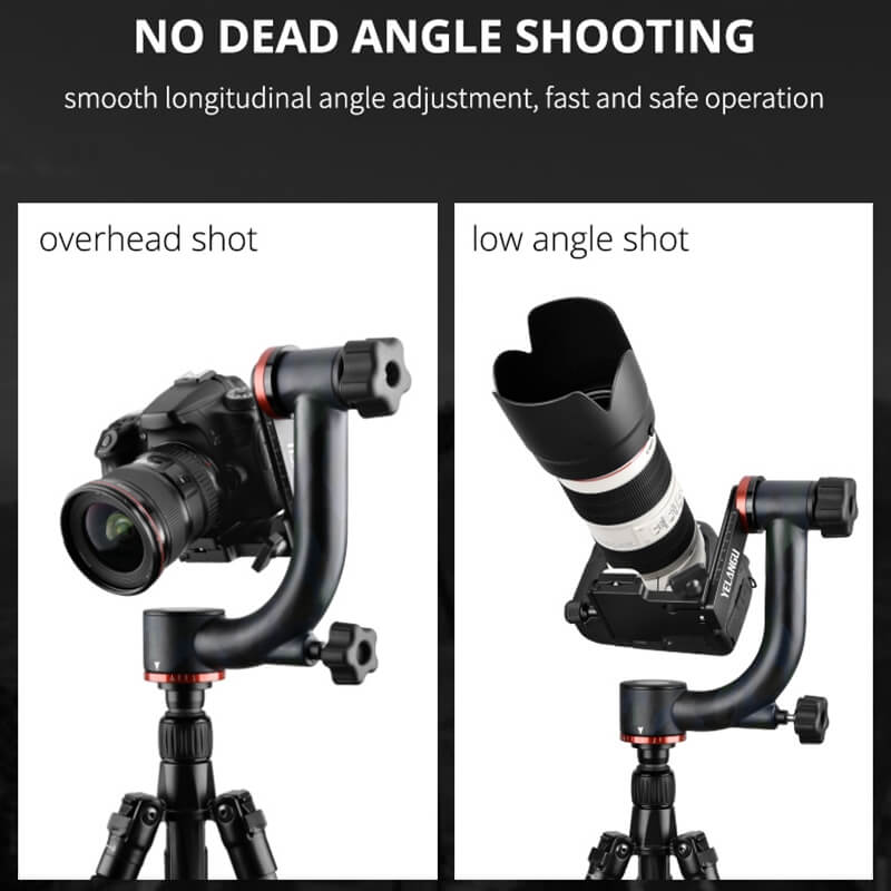 YELANGU Yelangu A203 Robust gimbal av karbonfiber for tyngre kameraer og objektiv 25kg