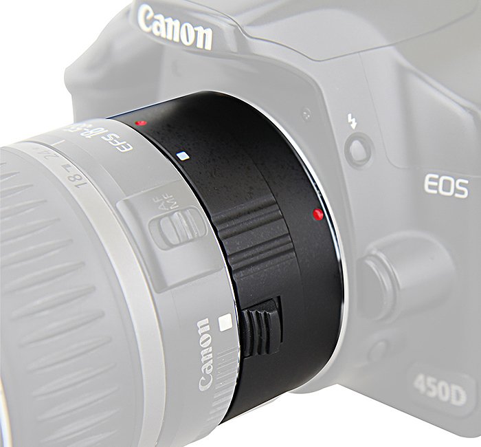 JJC JJC AET-C25 Mellanring elektronisk for Canon EOS