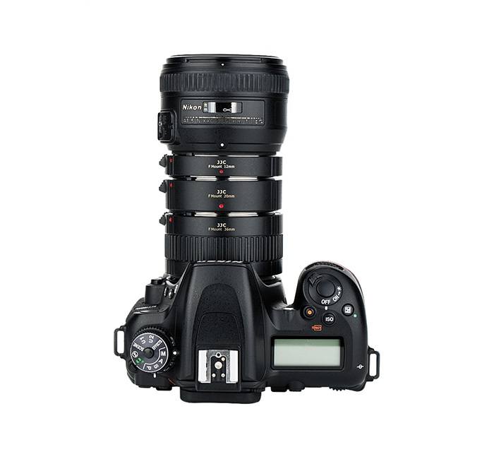 JJC JJC Mellomringer 12mm,20mm & 36mm elektronisk for Nikon F