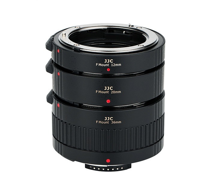 JJC JJC Mellomringer 12mm,20mm & 36mm elektronisk for Nikon F