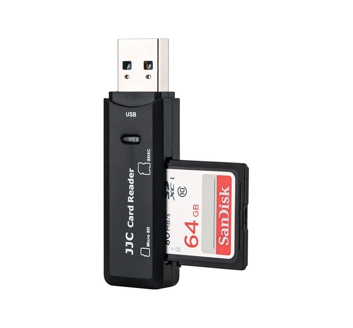JJC JJC Minnekortleser for SD (SDHC/SDXC) og Micro SD (SDHC/SDXC)