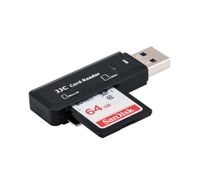 JJC JJC Minnekortleser for SD (SDHC/SDXC) og Micro SD (SDHC/SDXC)