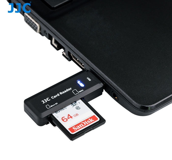 JJC JJC Minnekortleser for SD (SDHC/SDXC) og Micro SD (SDHC/SDXC)