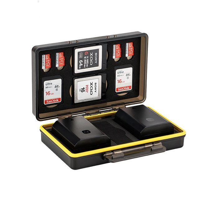 JJC JJC Minnekortetui for 2xkamerbatterier 2xSD + 4xMSD + 2xXQD