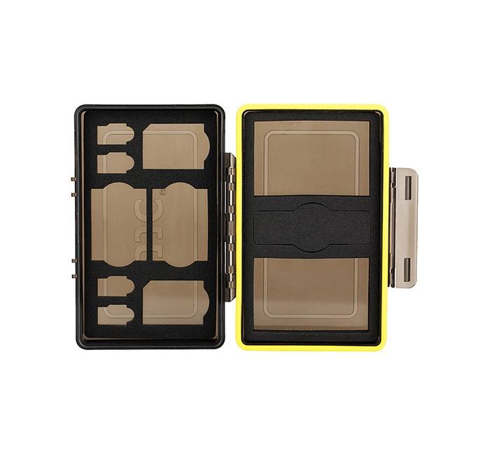JJC JJC Minnekortetui for 2xkamerbatterier 2xSD + 4xMSD + 2xXQD