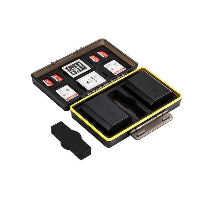 JJC JJC Minnekortetui for 2xkamerbatterier 2xSD + 4xMSD + 2xXQD