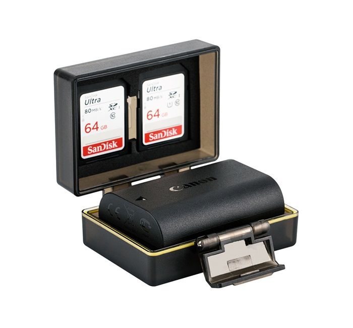 JJC JJC Batteri & minneskortsfodral for 2x SD BC-UN2