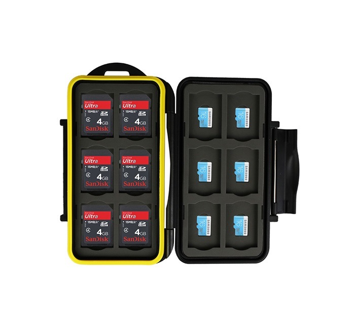 JJC JJC Minnekortetui for 12xSD + 12xMicroSD