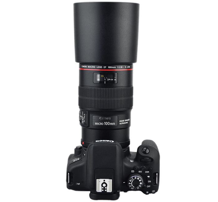 JJC JJC Solblender for Canon EF 100mm f/2.8L Macro IS USM tilsvarer ET-73