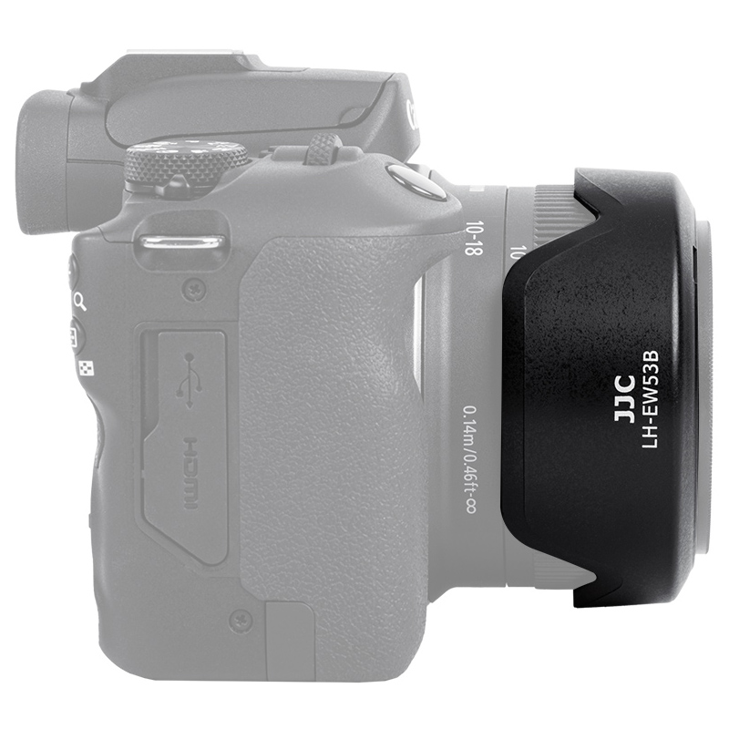 JJC JJC Solblender for Canon RF-S 10-18mm f/4.5-6.3 IS STM tilsvarer EW-53B