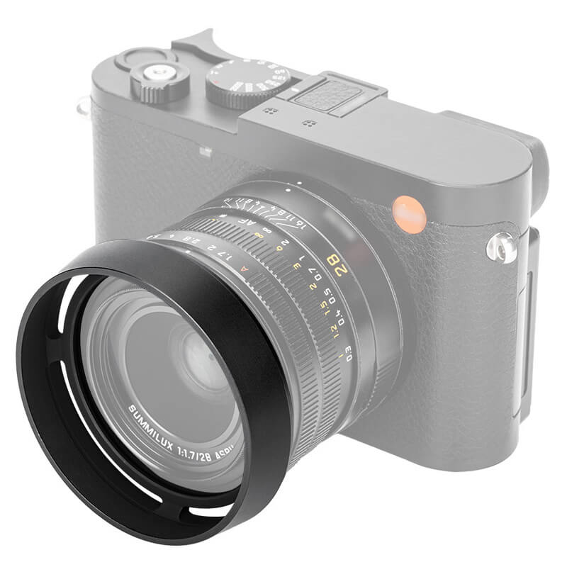JJC JJC Solblender & deksel for Leica Q-Serien Q3 Q2 Q1 Svart
