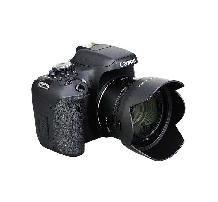 JJC JJC Solblender for Canon EF 50mm f/1.8 STM tilsvarer ES-68 (Tulpan)