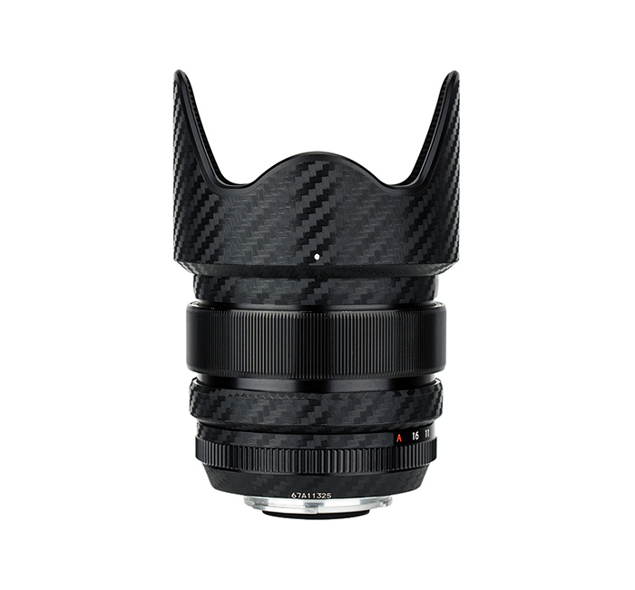Kiwifotos Kiwifotos Skin for FUJIFILM XF 23mm f / 1.4 R - Svart karbonfiberfilm