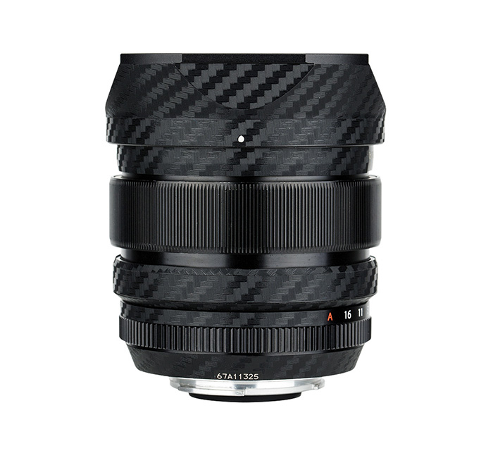 Kiwifotos Kiwifotos Skin for FUJIFILM XF 23mm f / 1.4 R - Svart karbonfiberfilm