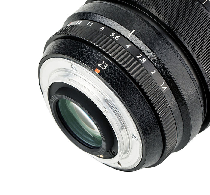 Kiwifotos Kiwifotos Skin for Fujifilm XF 23mm f / 1.4 R - svart skinntekstur
