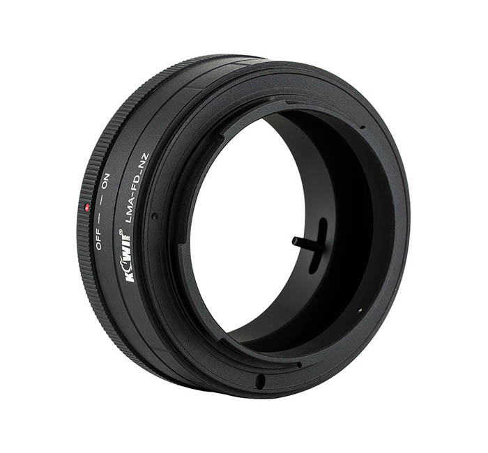 Kiwifotos Kiwifotos Objektivadapter till Canon FD for Nikon Z kamerahus